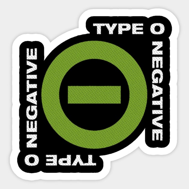 type o negative Sticker by Gambir blorox